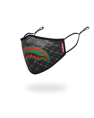 SPUCCI (SCHWARZ) FORMANPASSENDE GESICHTSMASKE FÜR ERWACHSENE