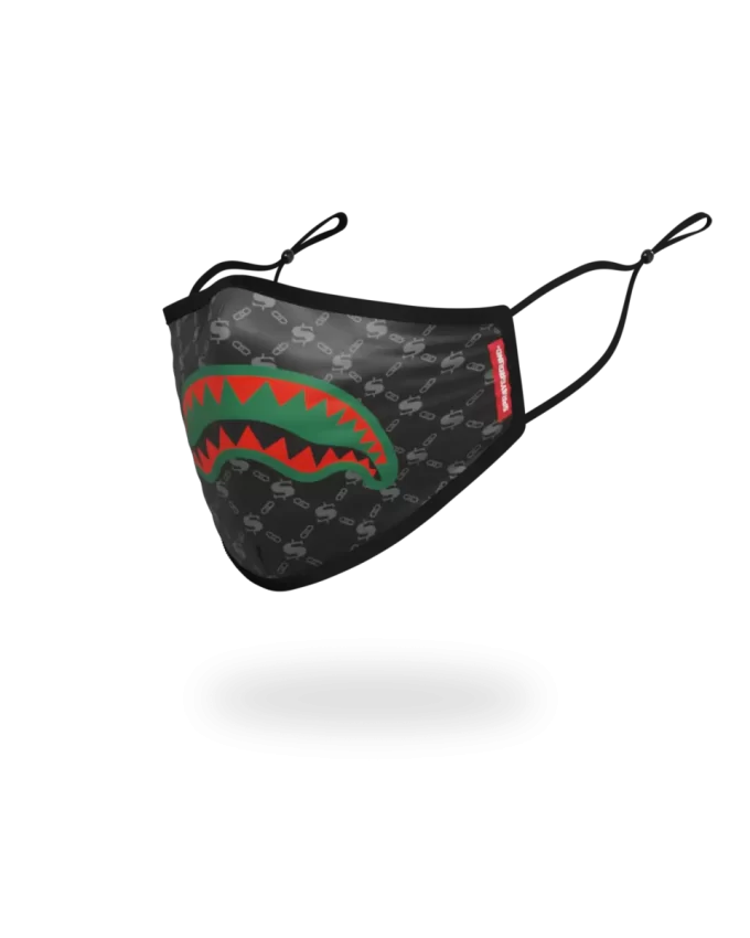SPUCCI (SCHWARZ) FORMANPASSENDE GESICHTSMASKE FÜR ERWACHSENE SPUCCI (SCHWARZ) FORMANPASSENDE GESICHTSMASKE FÜR ERWACHSENE