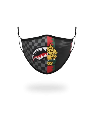 SPUCCI SPLIT FORMASCHINEN-GESICHTSMASKE FÜR ERWACHSENE SPUCCI SPLIT FORMASCHINEN-GESICHTSMASKE FÜR ERWACHSENE