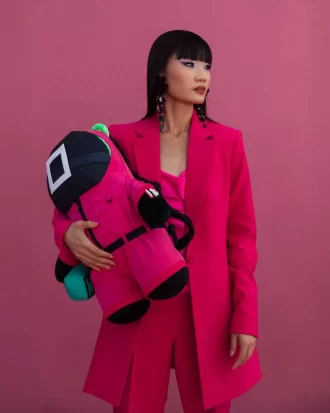 SQUID GAME COLLAB PINK SOLDIERS BÄRENRUCKSACK