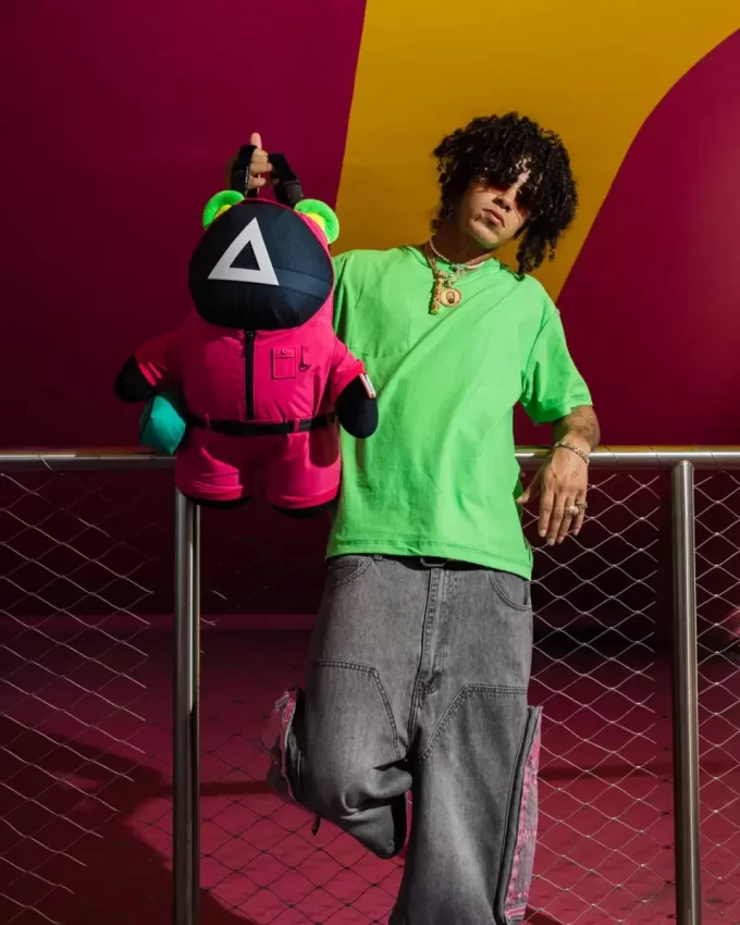 SQUID GAME COLLAB PINK SOLDIERS BÄRENRUCKSACK