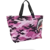 Strandtasche mit geteiltem Camouflage-Muster Strandtasche mit geteiltem Camouflage-Muster