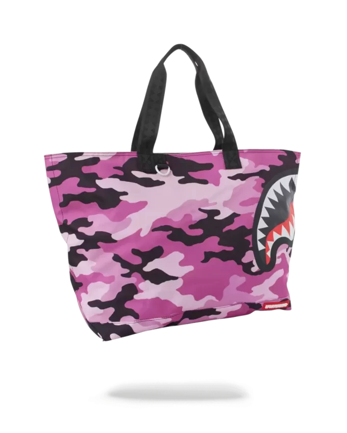 Strandtasche mit geteiltem Camouflage-Muster Strandtasche mit geteiltem Camouflage-Muster