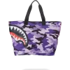 Strandtasche mit geteiltem Camouflage-Muster Strandtasche mit geteiltem Camouflage-Muster