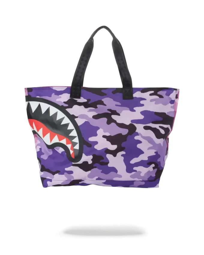 Strandtasche mit geteiltem Camouflage-Muster Strandtasche mit geteiltem Camouflage-Muster