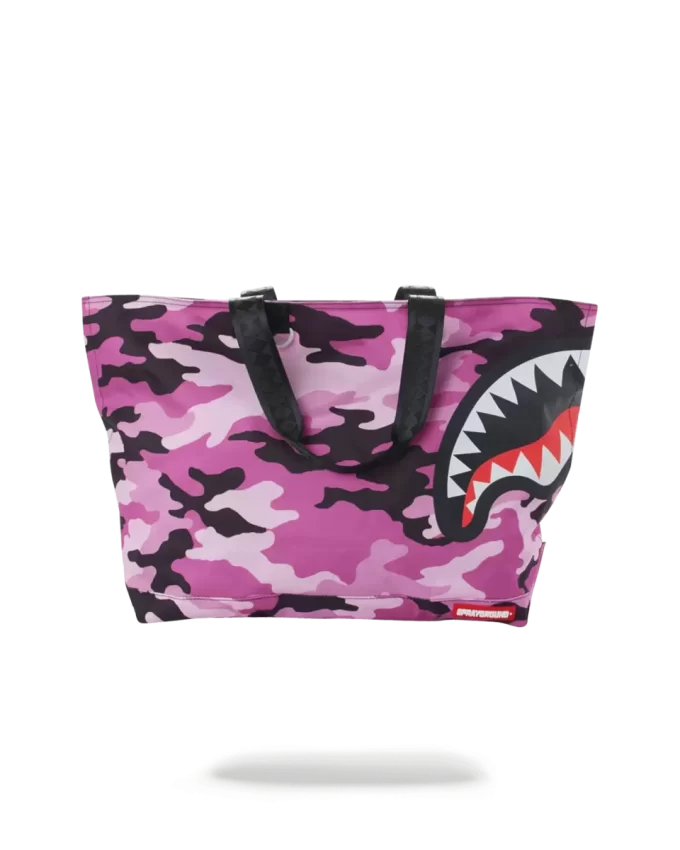 Strandtasche mit geteiltem Camouflage-Muster Strandtasche mit geteiltem Camouflage-Muster