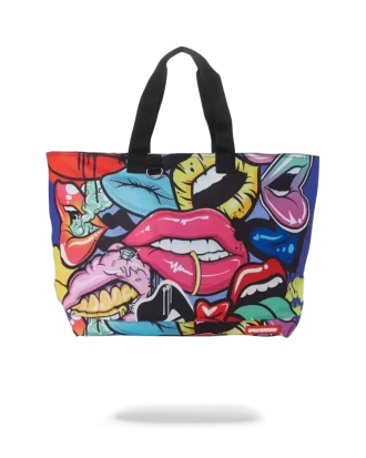 Strandtasche mit Lippenservice