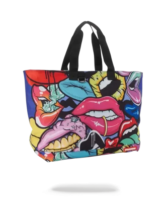 Strandtasche mit Lippenservice