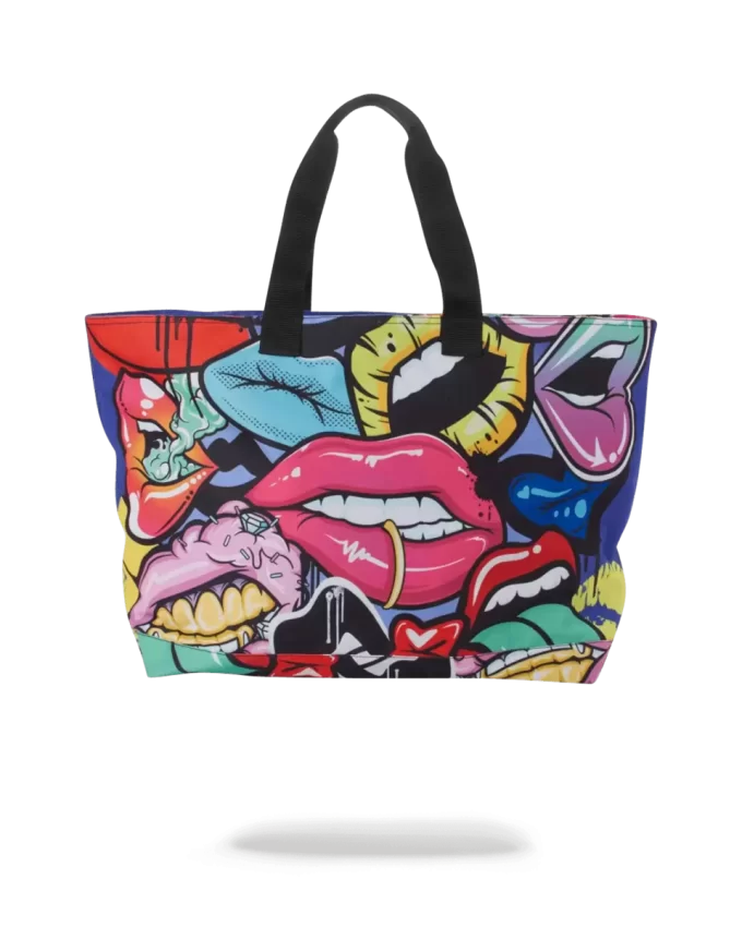 Strandtasche mit Lippenservice