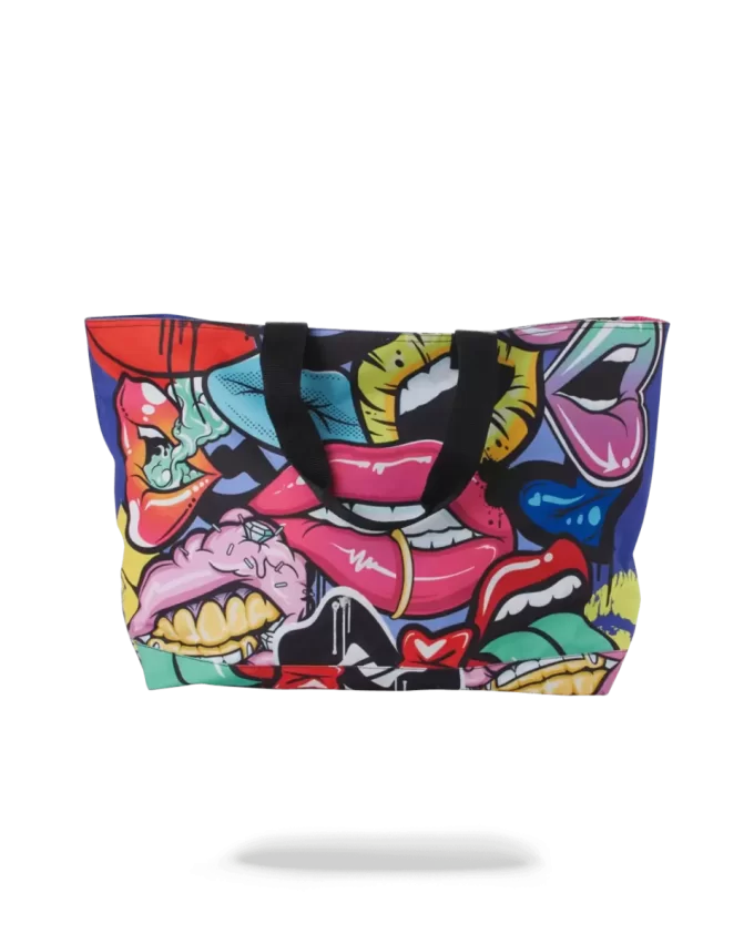 Strandtasche mit Lippenservice