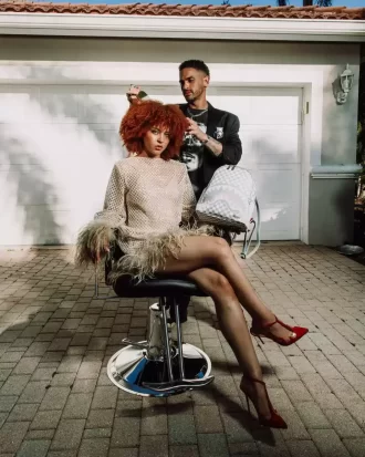 Strickhaie in Paris in Creme Wilder Rucksack