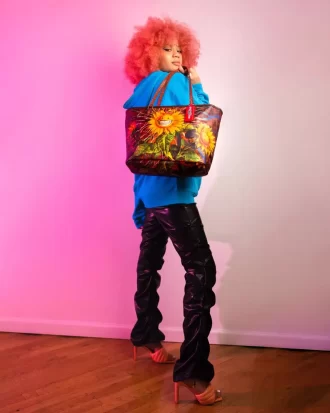 SUNFLOWER GRIN RON ENGLISH COLLAB TOTE