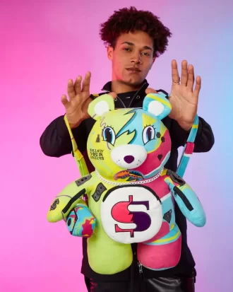 SUPER SELTSAMTER GELDBÄR-TEDDYBÄR-RUCKSACK