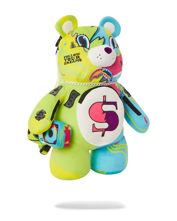 SUPER SELTSAMTER GELDBÄR-TEDDYBÄR-RUCKSACK