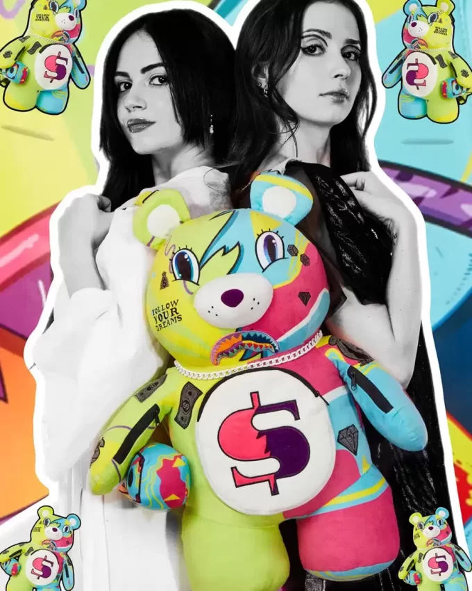 SUPER SELTSAMTER GELDBÄR-TEDDYBÄR-RUCKSACK