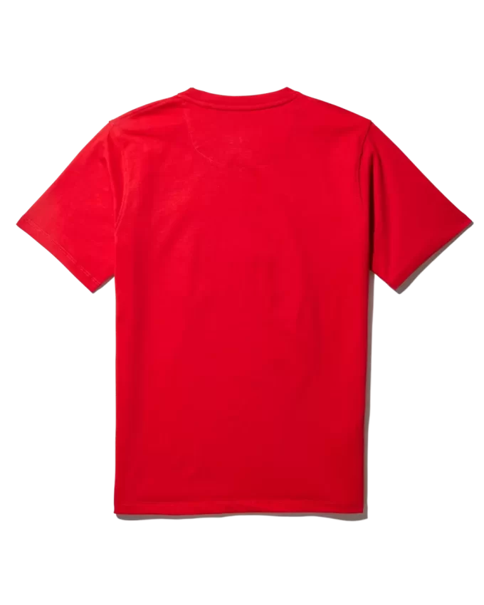 T-Shirt mit Bärenmotiv für Jugendliche, rot
