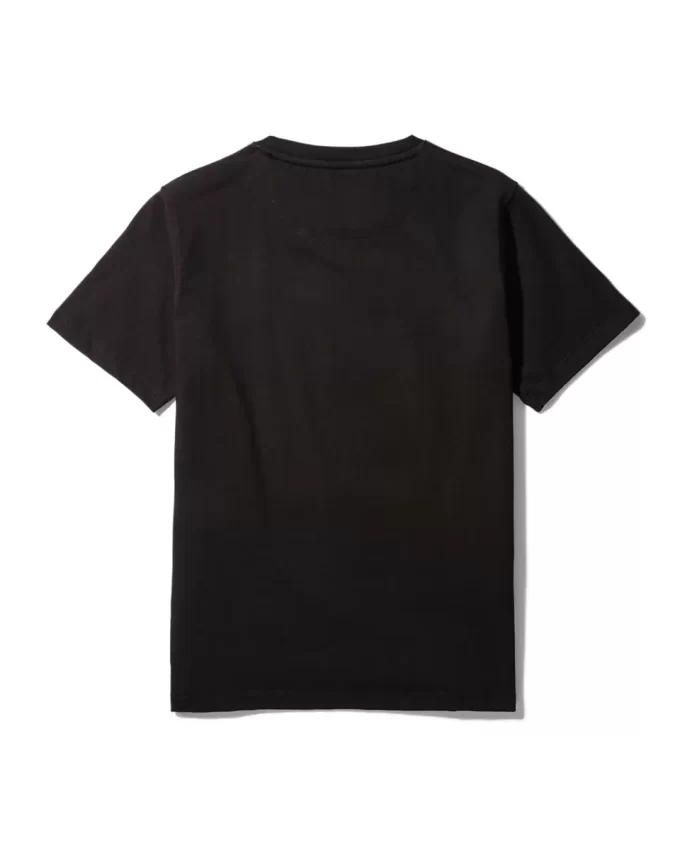 T-Shirt mit Bärenmotiv für Jugendliche, schwarz
