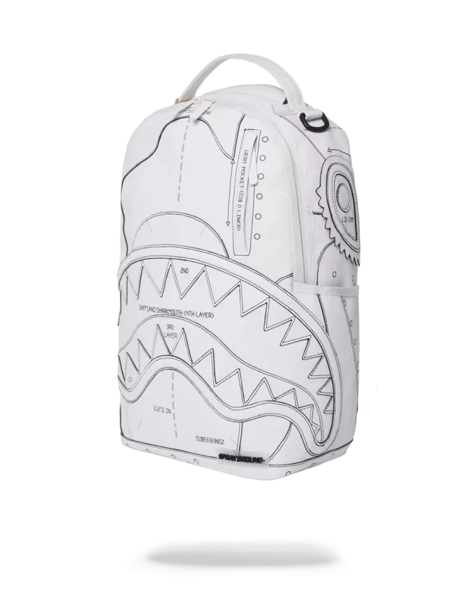 TECHNISCHER GESCHNITTEN & SHARK RUCKSACK (DLXV)