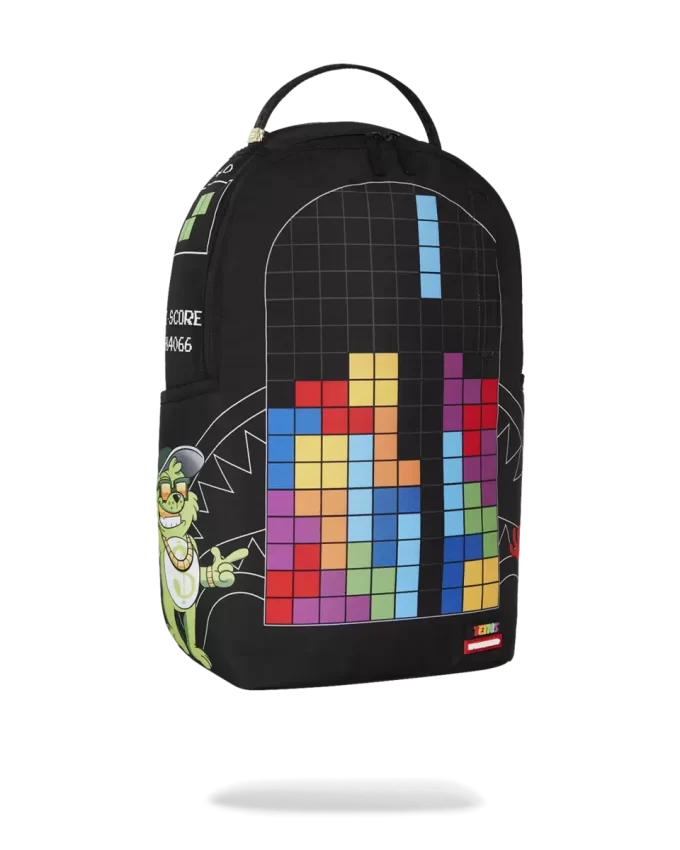 TETRIS MIT DIABLO UND GELDBÄR-RUCKSACK