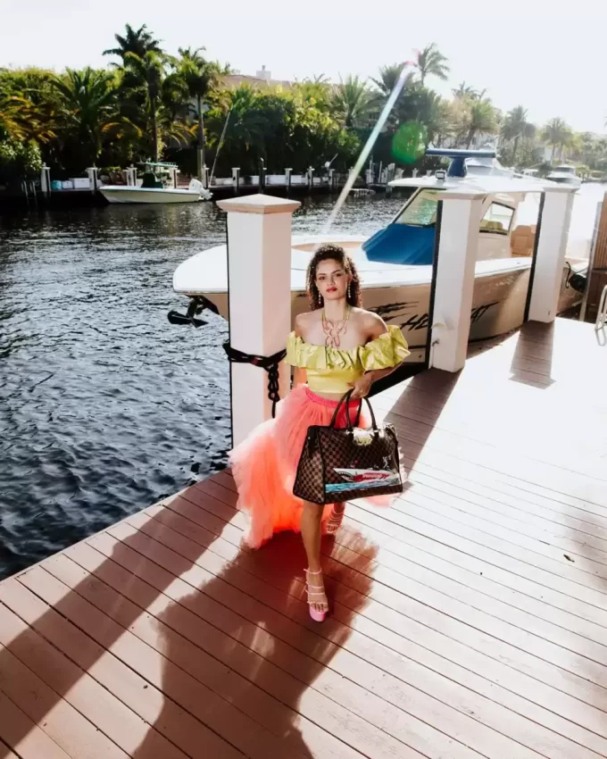 THE 305 SPEEDBOAT GETAWAY PYRAMID DUFFLE