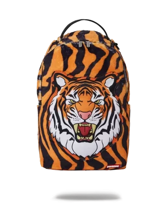 TIGER COZY VELOURS PELZRUCKSACK