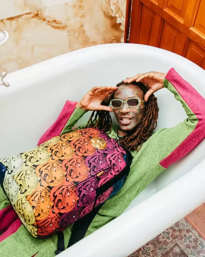 TIGER ROAR GOLDVERGOLDETER RUCKSACK