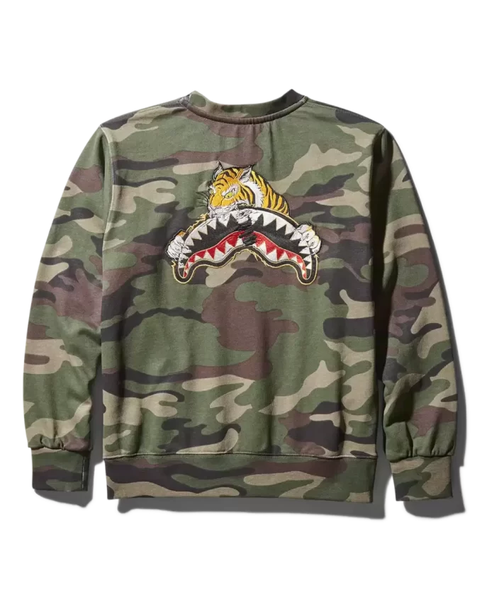 Tiger-Tarnpullover für Jugendliche
