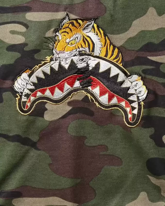 Tiger-Tarnpullover für Jugendliche