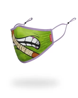TMNT-GESICHTSMASKE FÜR ERWACHSENE: DONATELLO SHARK, FORMANGEPASSEND