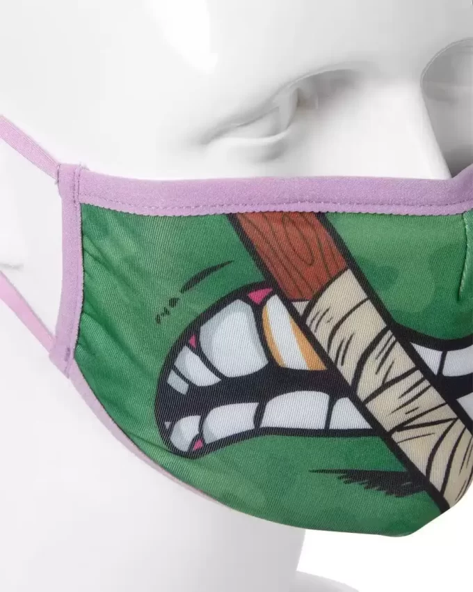 TMNT-GESICHTSMASKE FÜR ERWACHSENE: DONATELLO SHARK, FORMANGEPASSEND