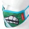 TMNT-GESICHTSMASKE FÜR ERWACHSENE: LEONARDO SHARK, FORMANGEPASSEND