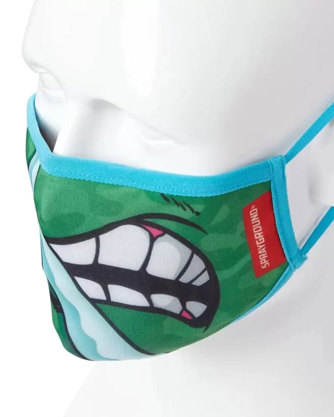 TMNT-GESICHTSMASKE FÜR ERWACHSENE: LEONARDO SHARK, FORMANGEPASSEND