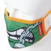 TMNT-GESICHTSMASKE FÜR ERWACHSENE: MICHELANGELO SHARK, FORMANGEPASSEND