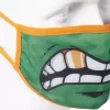 TMNT-GESICHTSMASKE FÜR ERWACHSENE: MICHELANGELO SHARK, FORMANGEPASSEND