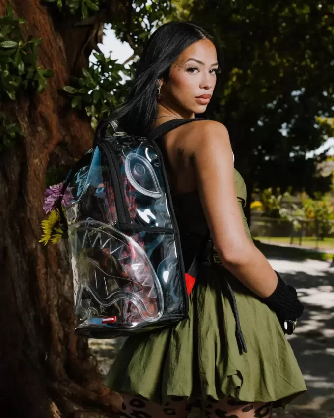 TRANSPARENTER RUCKSACK – HAIE IN PARIS BÄR TRANSPARENTER RUCKSACK – HAIE IN PARIS BÄR