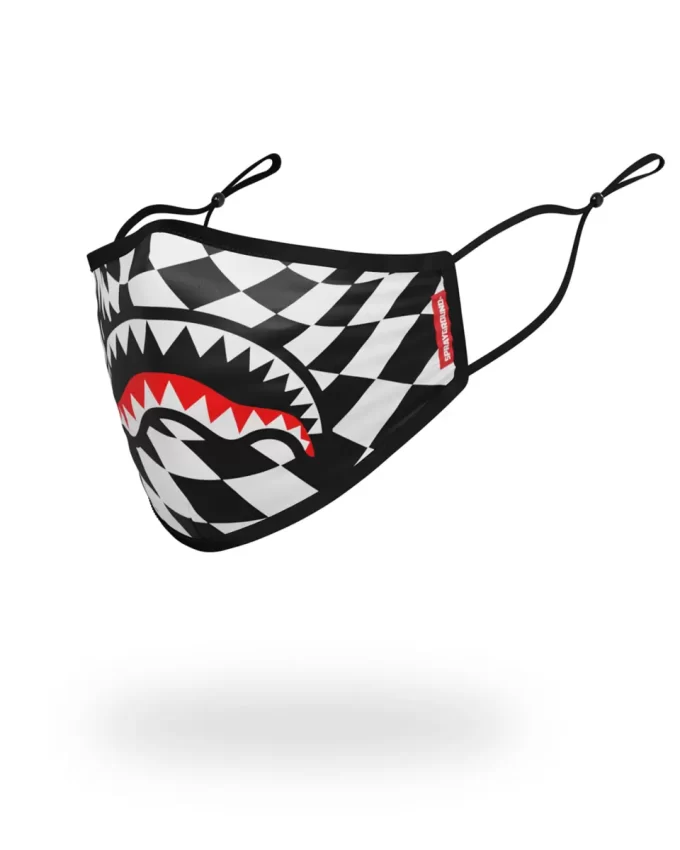 TRIPPY CHECK GESICHTSMASKE