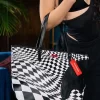 TRIPPY CHECK TOTE