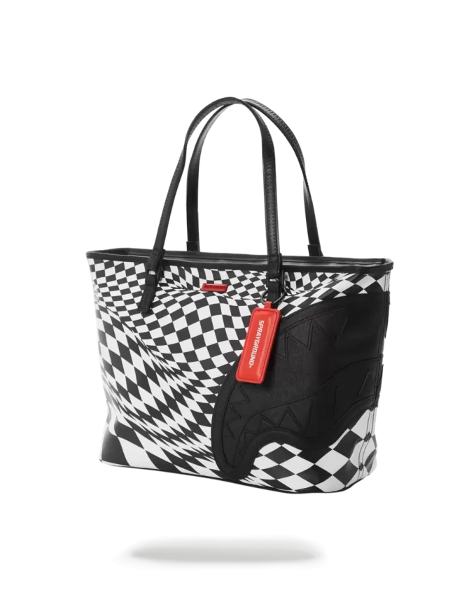 TRIPPY CHECK TOTE