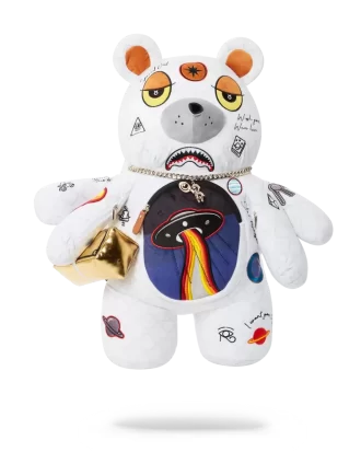 UFO-ABGESCHOSSENER GELDBÄR-TEDDYBÄR-RUCKSACK