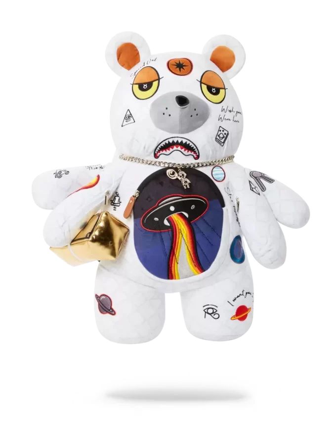 UFO-ABGESCHOSSENER GELDBÄR-TEDDYBÄR-RUCKSACK