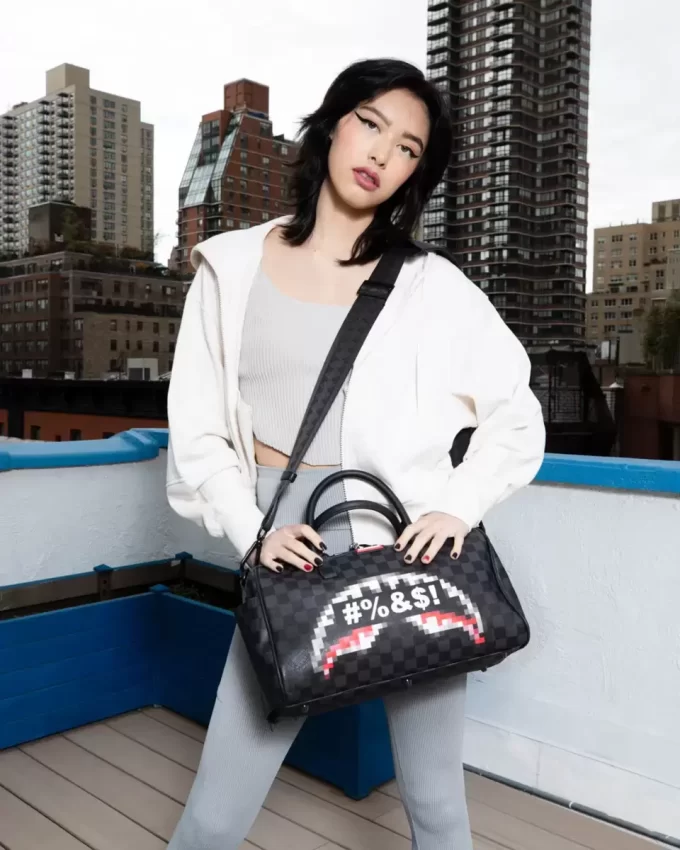 „What the Piep“-Hai-Mini-Reisetasche