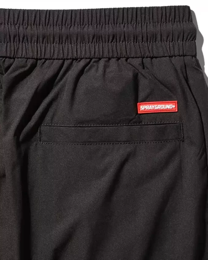 Windbreaker-Hose mit Farbblockmuster