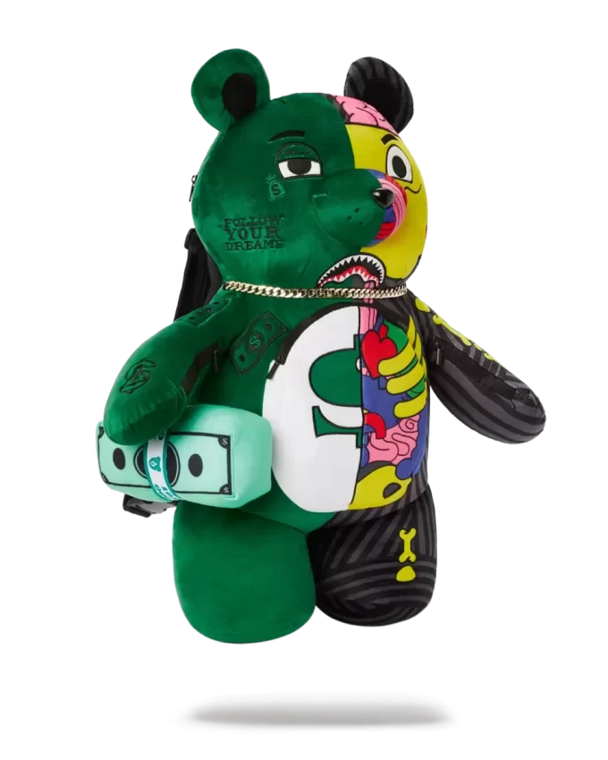 Young X-Ray Moneybear Teddybär Rucksack