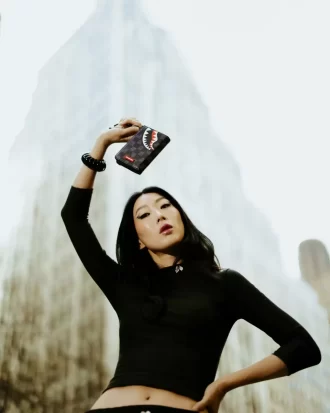 Zweifach gefaltete Geldbörse für Atomdampf